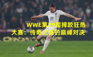 WWE第29届摔跤狂热大赛：传奇之夜的巅峰对决